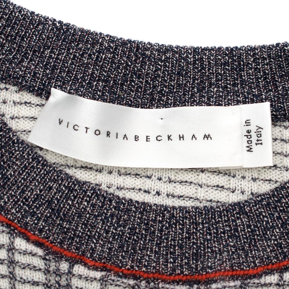 Women's Victoria Beckham Mouline Wool Knit Sweater - Size US 4