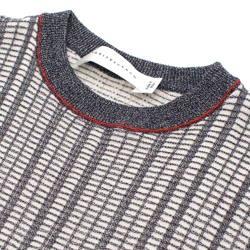 Victoria Beckham Mouline Wool Knit Sweater - Size US 4 1