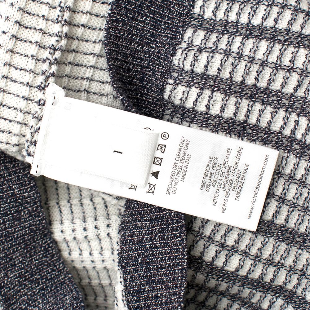 Victoria Beckham Mouline Wool Knit Sweater - Size US 4 4