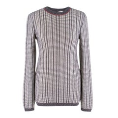 Victoria Beckham Mouline Wool Knit Sweater - Size US 4
