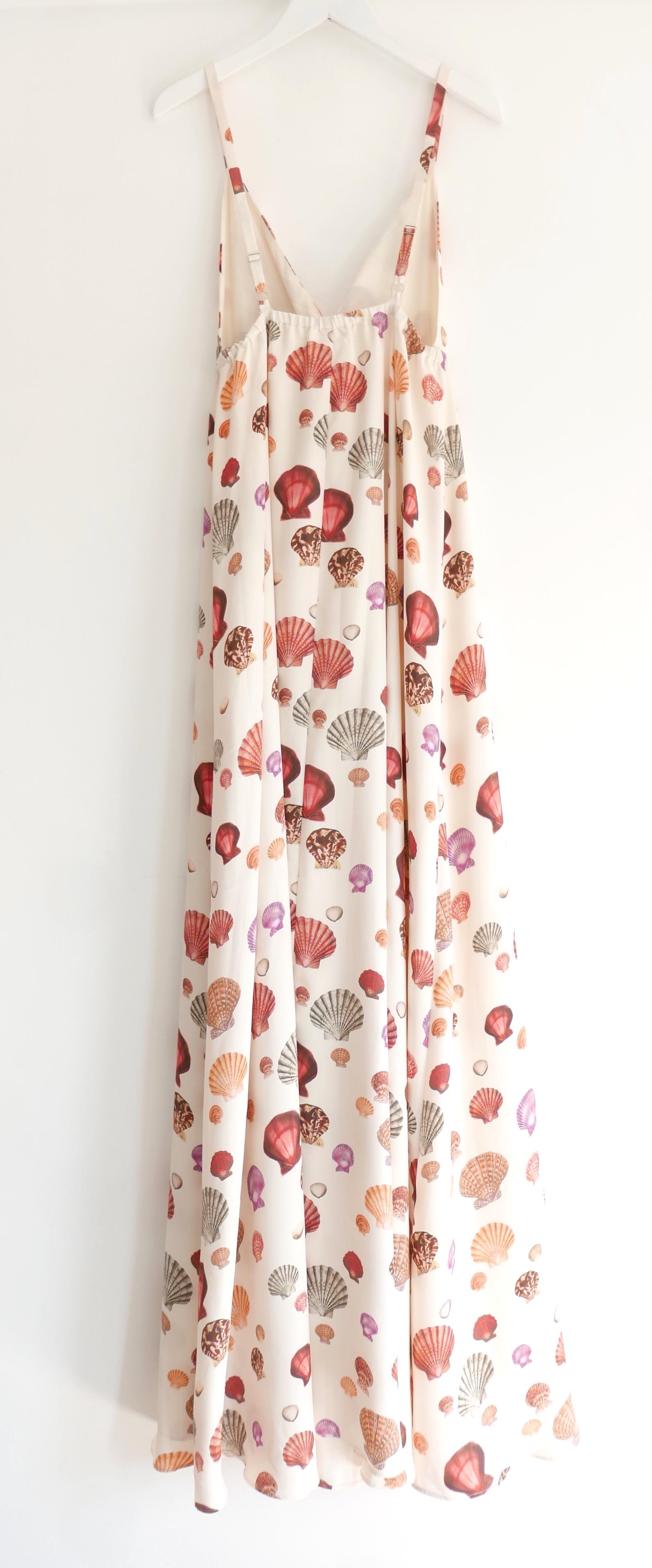 Women's L’Agence Sachi shell print maxi dress For Sale