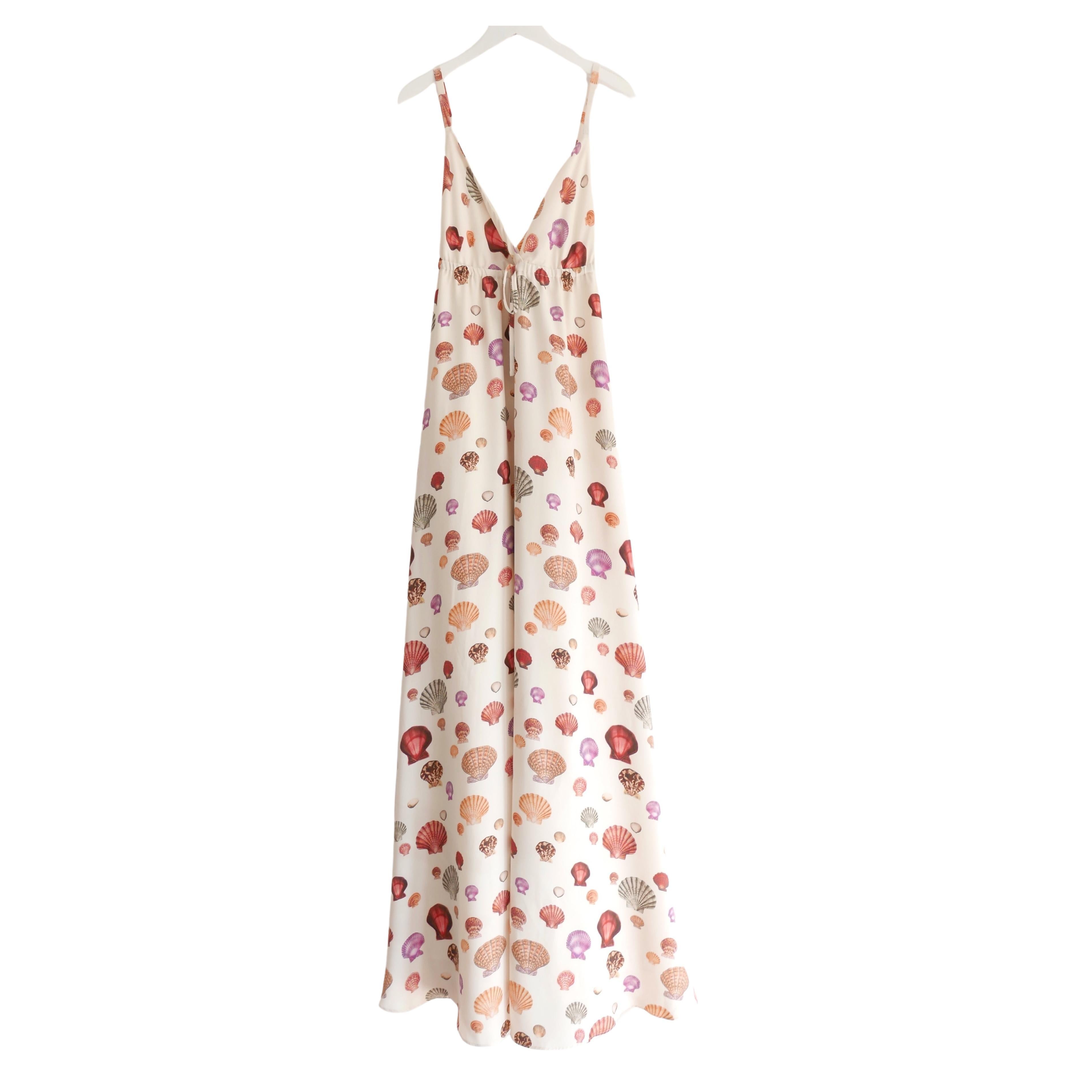 L’Agence Sachi shell print maxi dress For Sale
