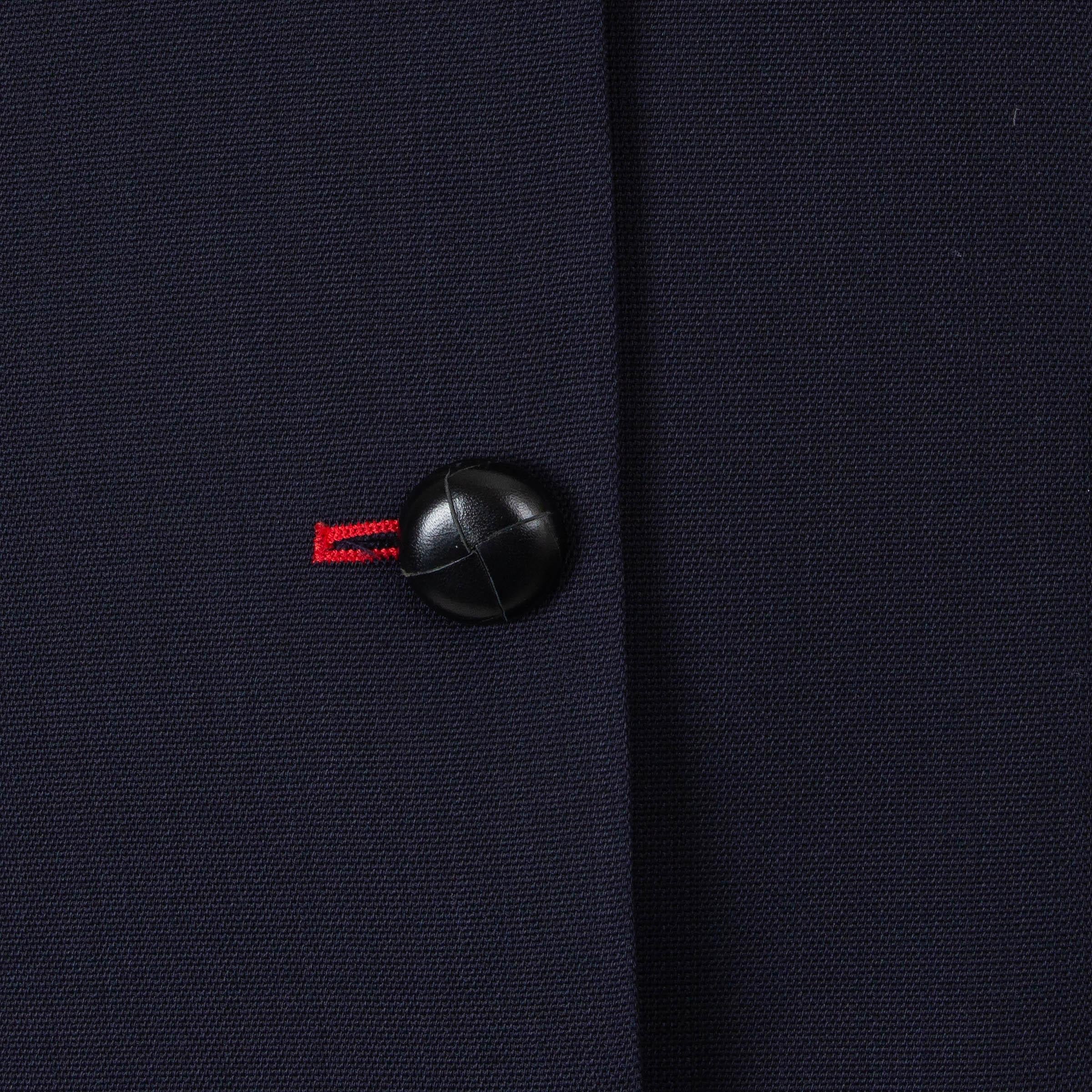 Women's VICTORIA BECKHAM navy blue wool SUIT Blazer Jacket UK 12 M For Sale