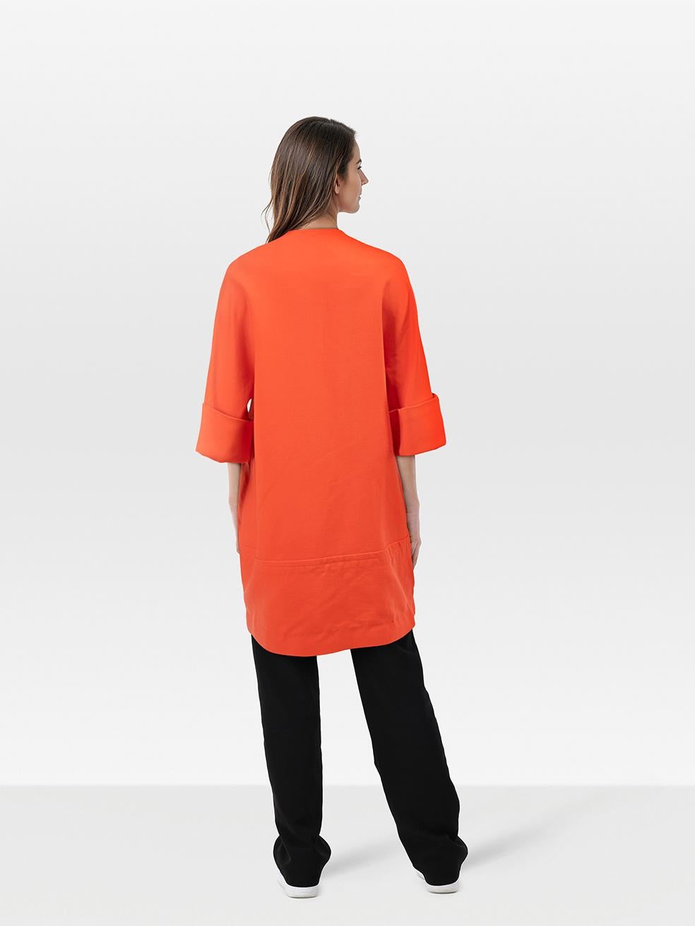 CONDITION is Very good. Minimal wear to the coat is evident. Marks on the upper front left on this used Victoria Beckham designer resale item. Marks may need gentle hand wash contrary to dry clean instructions.
 
 
 
 Details
 
 
 Orange
 
 Wool
 
