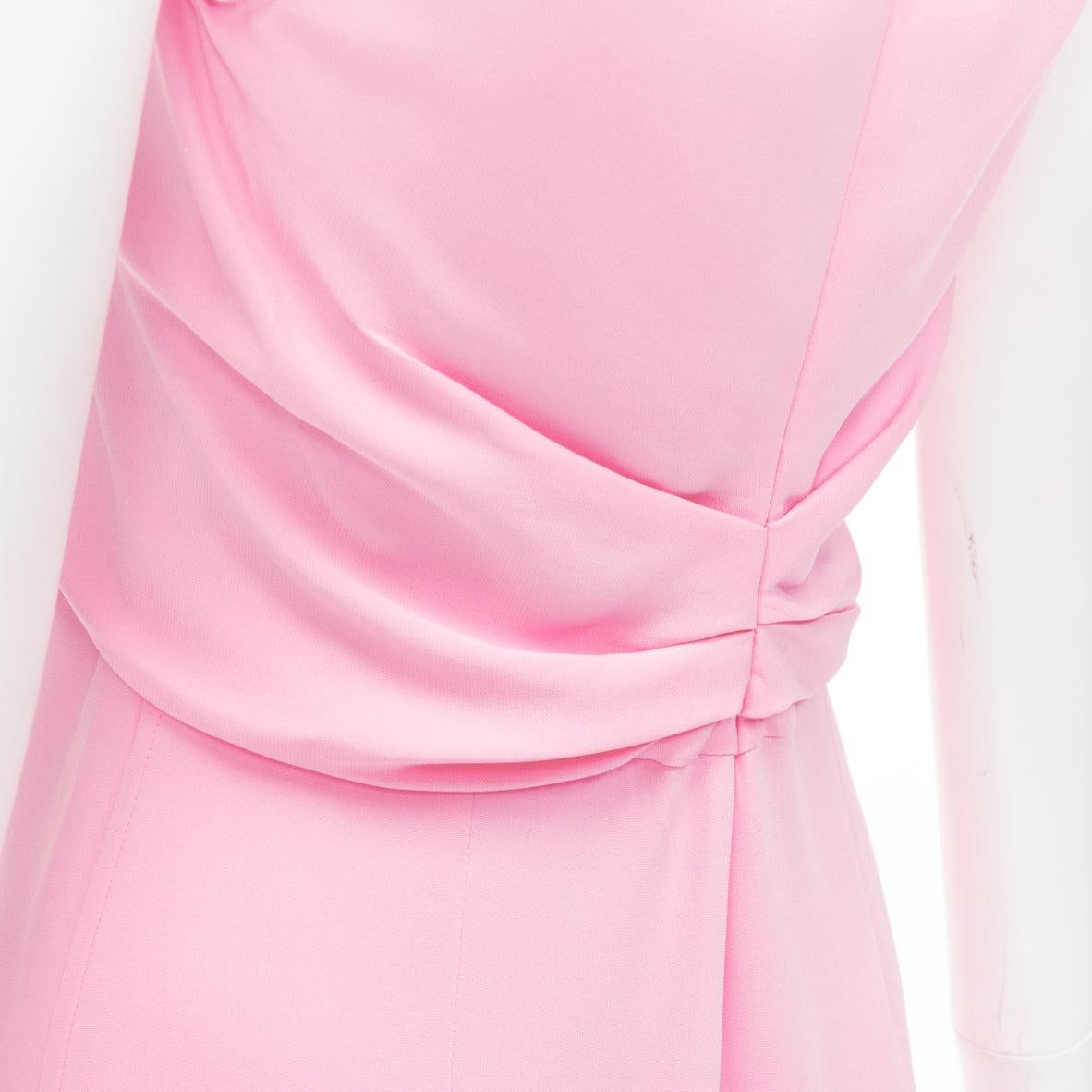 VICTORIA BECKHAM pink silky drape front ruched back sleeveless shift dress
Reference: MAFK/A00009
Brand: Victoria Beckham
Designer: Victoria Beckham
Material: Fabric
Color: Pink
Pattern: Solid
Closure: Zip
Extra Details: Back zip with ruched sides