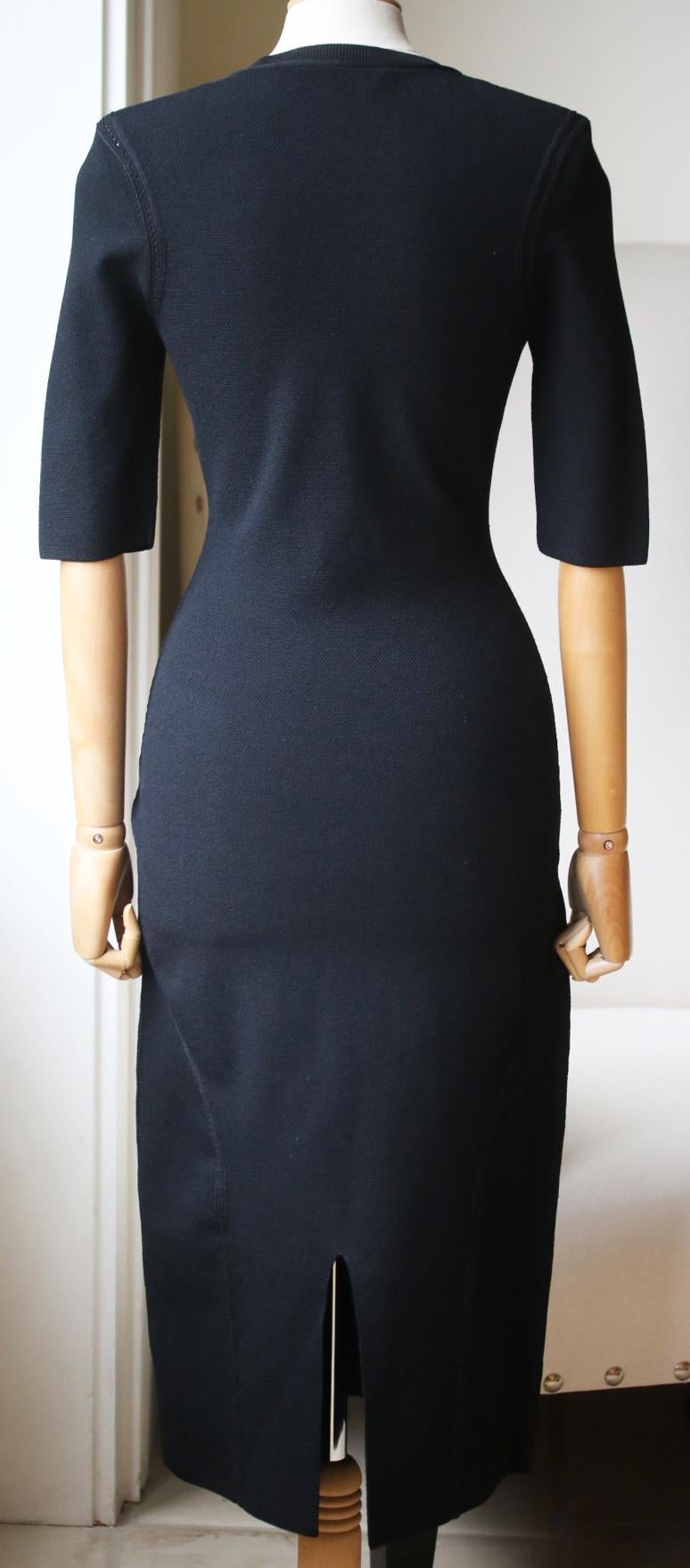 victoria beckham knitted dress