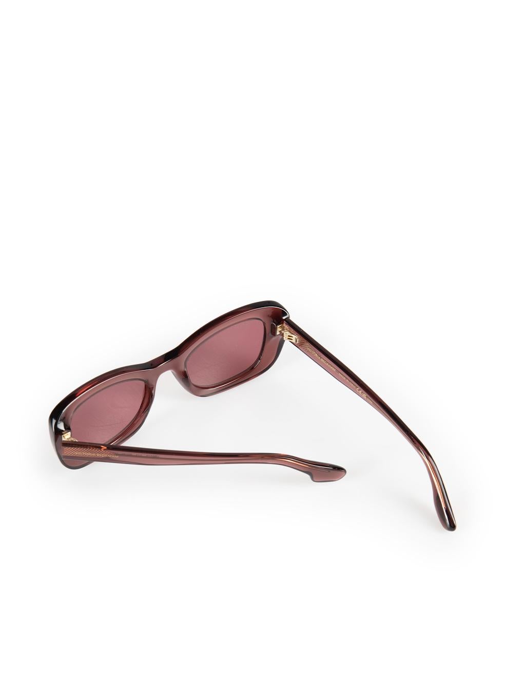 Victoria Beckham Purple Butterfly Sunglasses For Sale 4