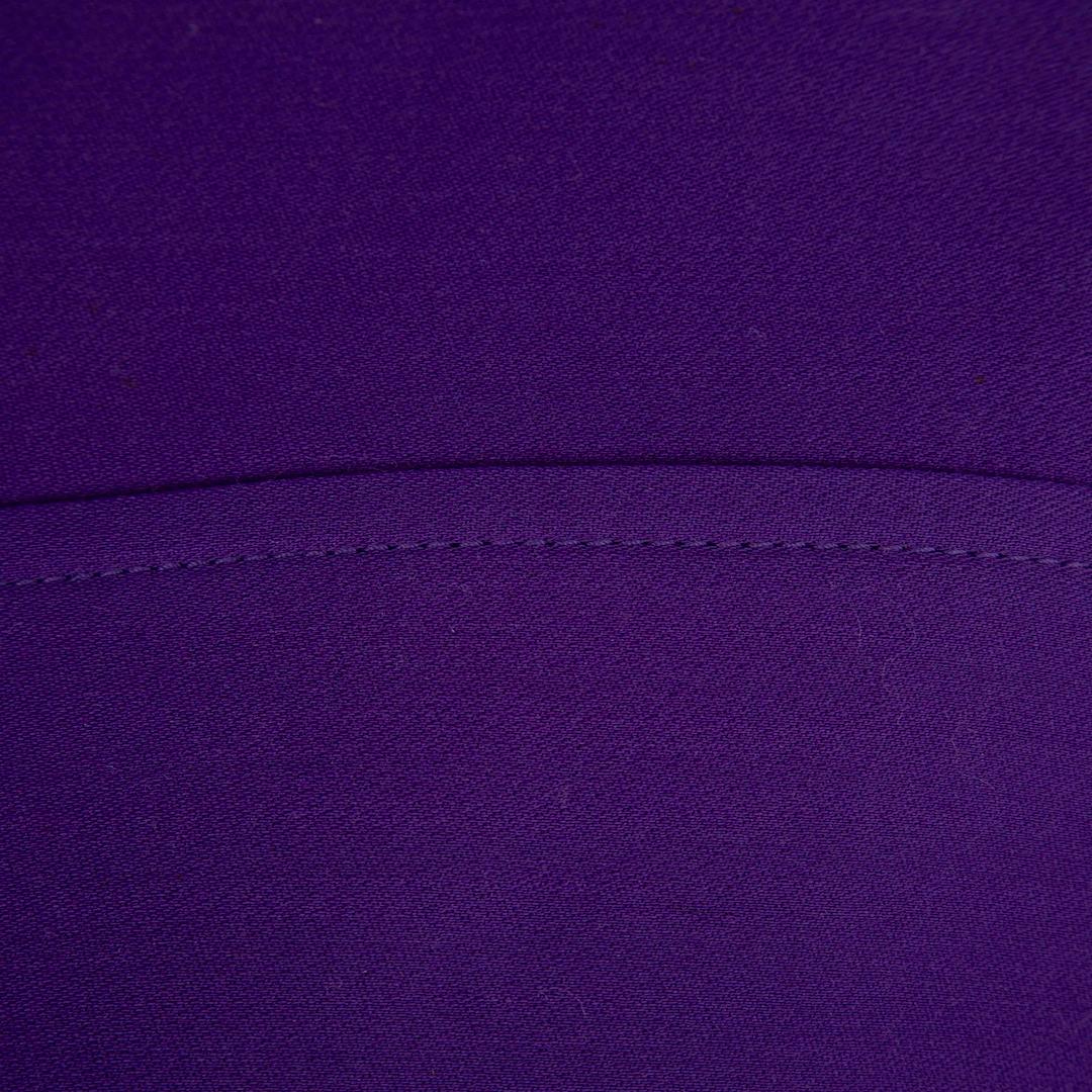 Women's Victoria Beckham Purple Wool A Line Midi Skirt Size XL For Sale