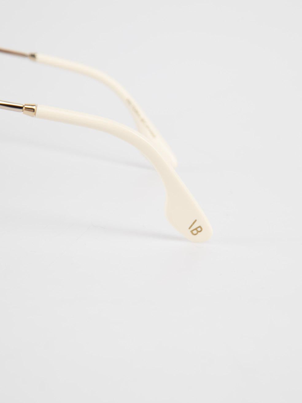 Victoria Beckham Silver & Brown Blue Sunglasses 1