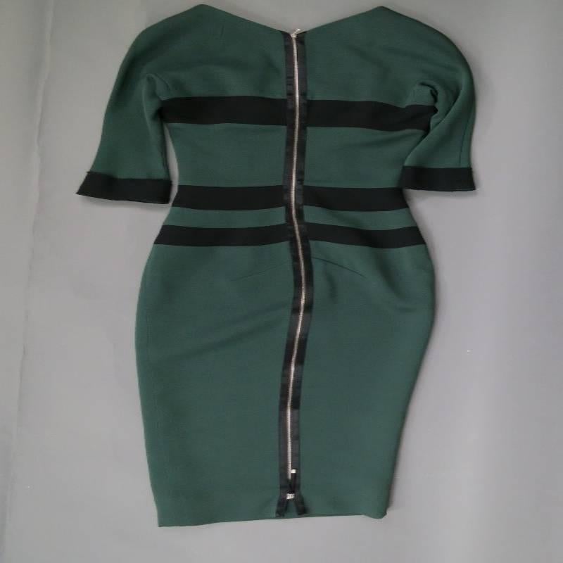green victoria beckham dress
