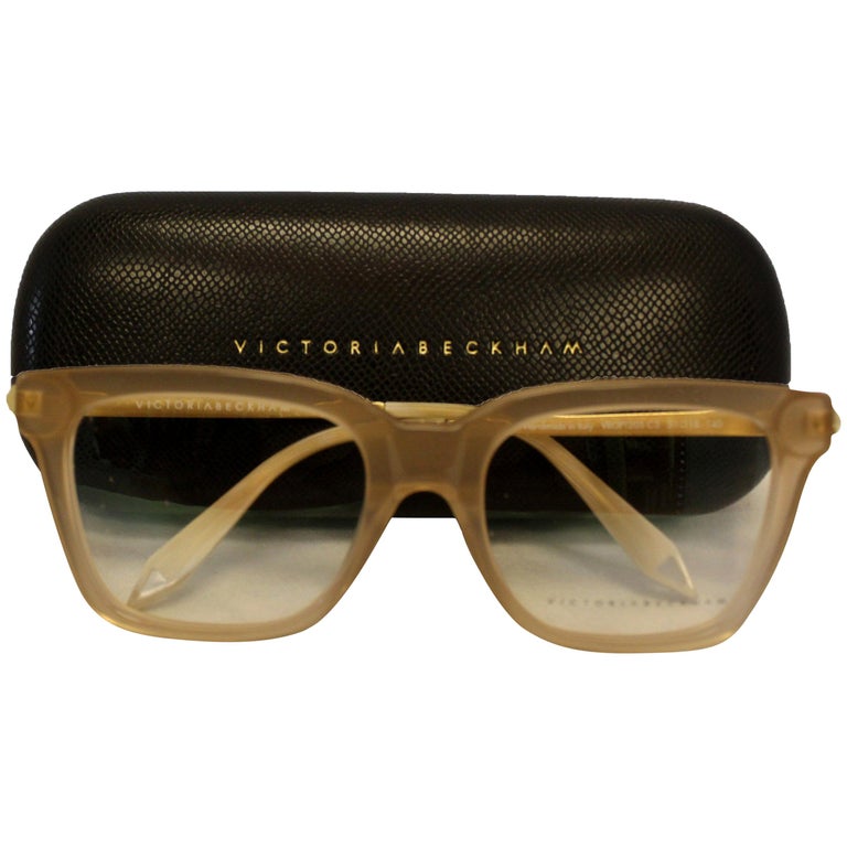 Victoria Beckham Square Glasses For Sale at 1stDibs