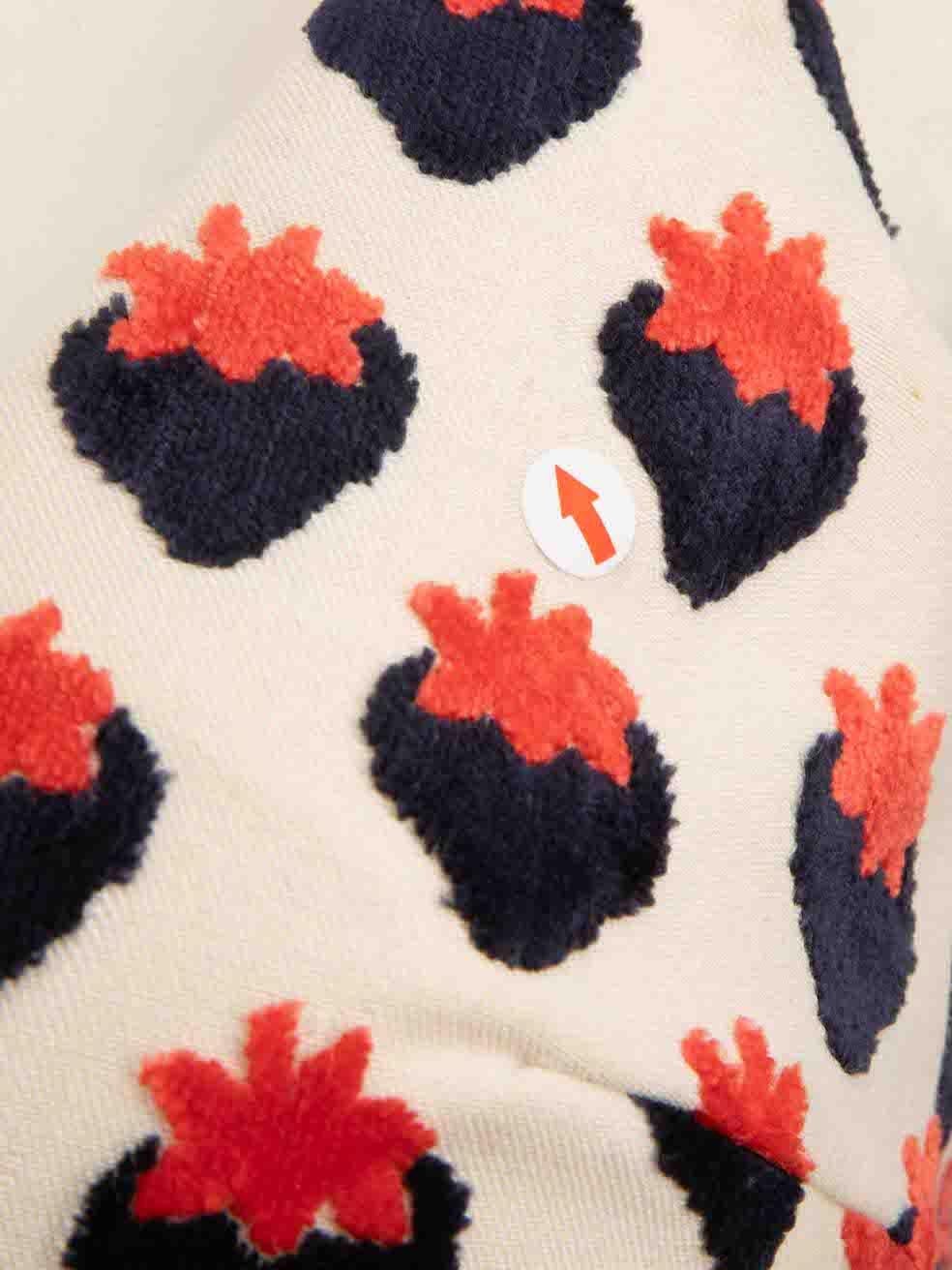 Victoria Beckham Strawberry Pattern Mini Dress Size XS For Sale 1
