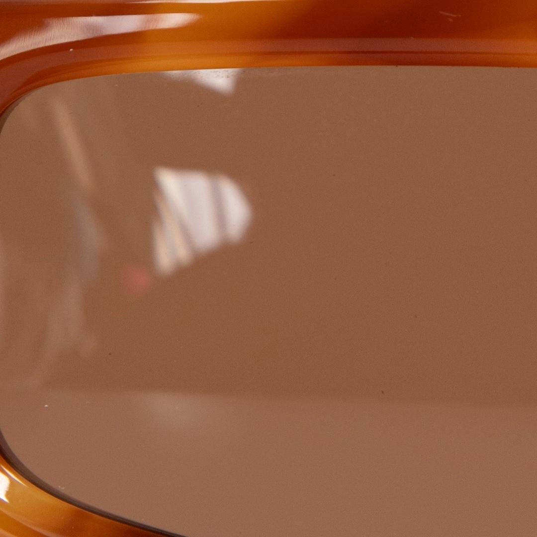 Victoria Beckham Striped Blonde Havana Tinted Sunglasses For Sale 1