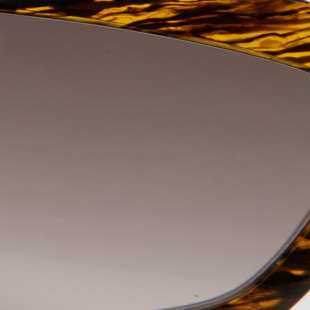 Victoria Beckham Translucent Horn Butterfly Sunglasses For Sale 2