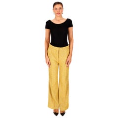 Victoria Beckham Tweed Straight-Leg Trousers