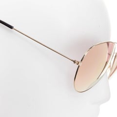VICTORIA BECKHAM VB51 137 handmade mirrored lens pilot aviator sunglasses