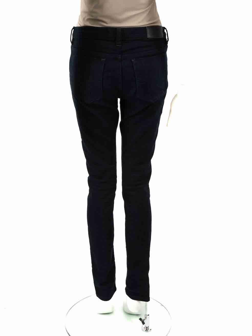 Victoria Beckham Victoria Beckham Jeans Blue Denim Mid-Rise Skinny Jeans Size M In Excellent Condition For Sale In London, GB