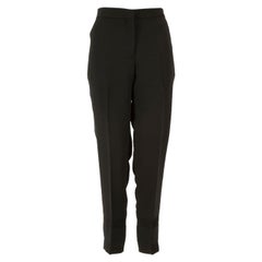 Victoria Beckham Victoria Victoria Beckham Schwarz Trim Gerade Hose Größe M