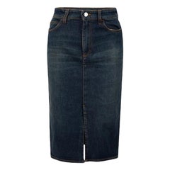 Victoria Beckham Victoria Victoria Beckham Blue Denim Pencil Skirt Size XS