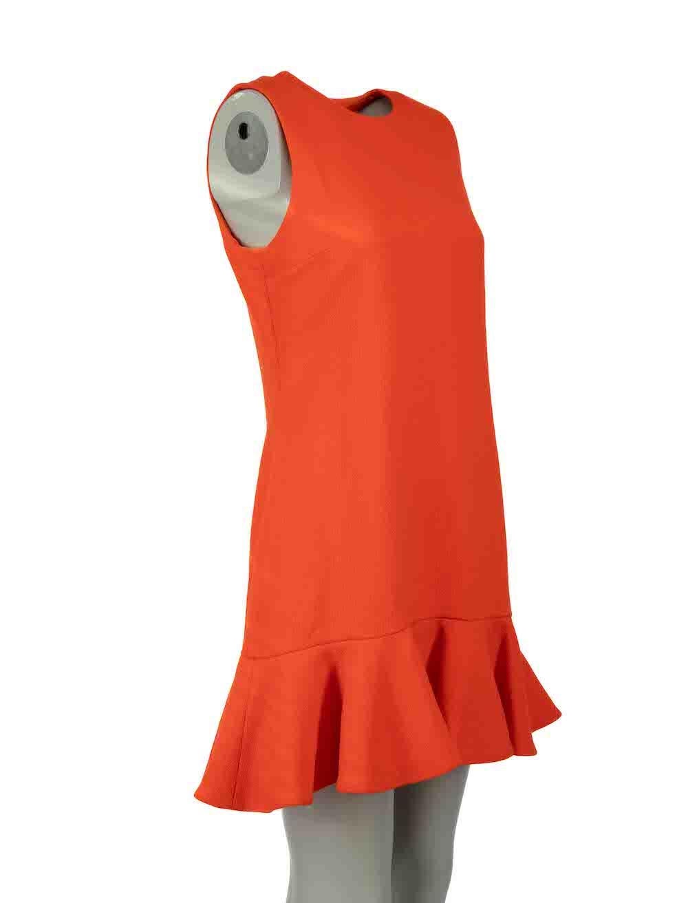 CONDITION is Very good. Minimal wear to dress is evident. Minimal wear to fabric composition with one or two small plucks to the weave found on this used Victoria Victoria Beckham designer resale item.
 
Details
Orange
Wool
Mini dress
Dropped