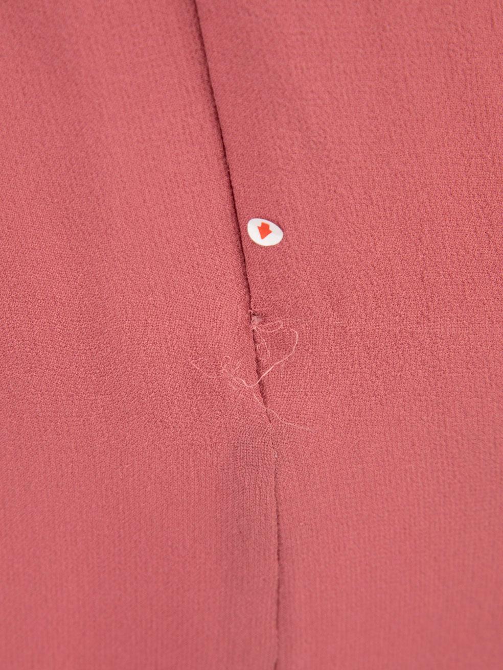 Women's Victoria Beckham Victoria Victoria Beckham Pink Pleated Panel Dress Size L For Sale