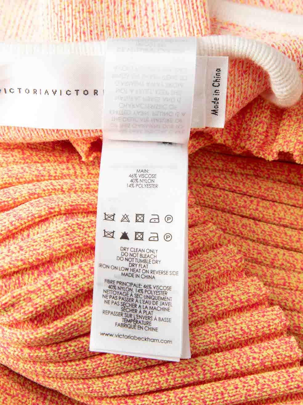 Victoria Victoria Beckham - Vestito in maglia a coste con motivo a righe - taglia S In condizioni ottime in vendita a London, GB