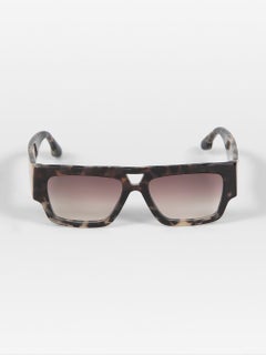 Victoria Beckham Vintage Grey Havana Square Sunglasses