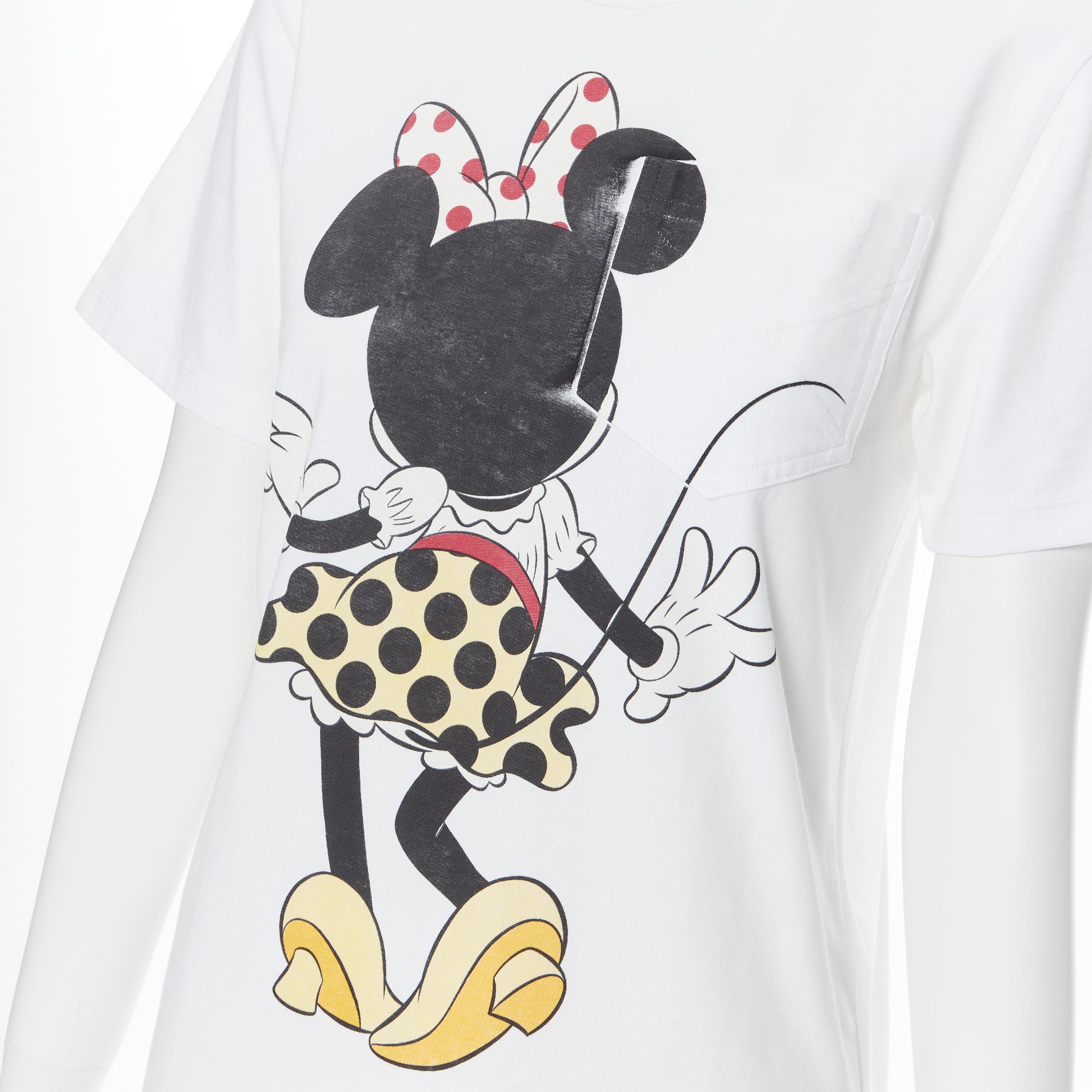 VICTORIA BECKHAM white Disney Minnie Mouse print short sleeve t-shirt US2 
Reference: LNKO/A01732 
Brand: Victoria Beckham 
Designer: Victoria Beckham 
Material: Cotton 
Color: White 
Pattern: Other 
Extra Detail: Thicker cotton. Short sleeve. Cross