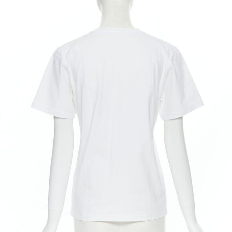 De las mujeres VICTORIA BECKHAM camiseta blanca de manga corta con estampado Disney Minnie Mouse US2 en venta