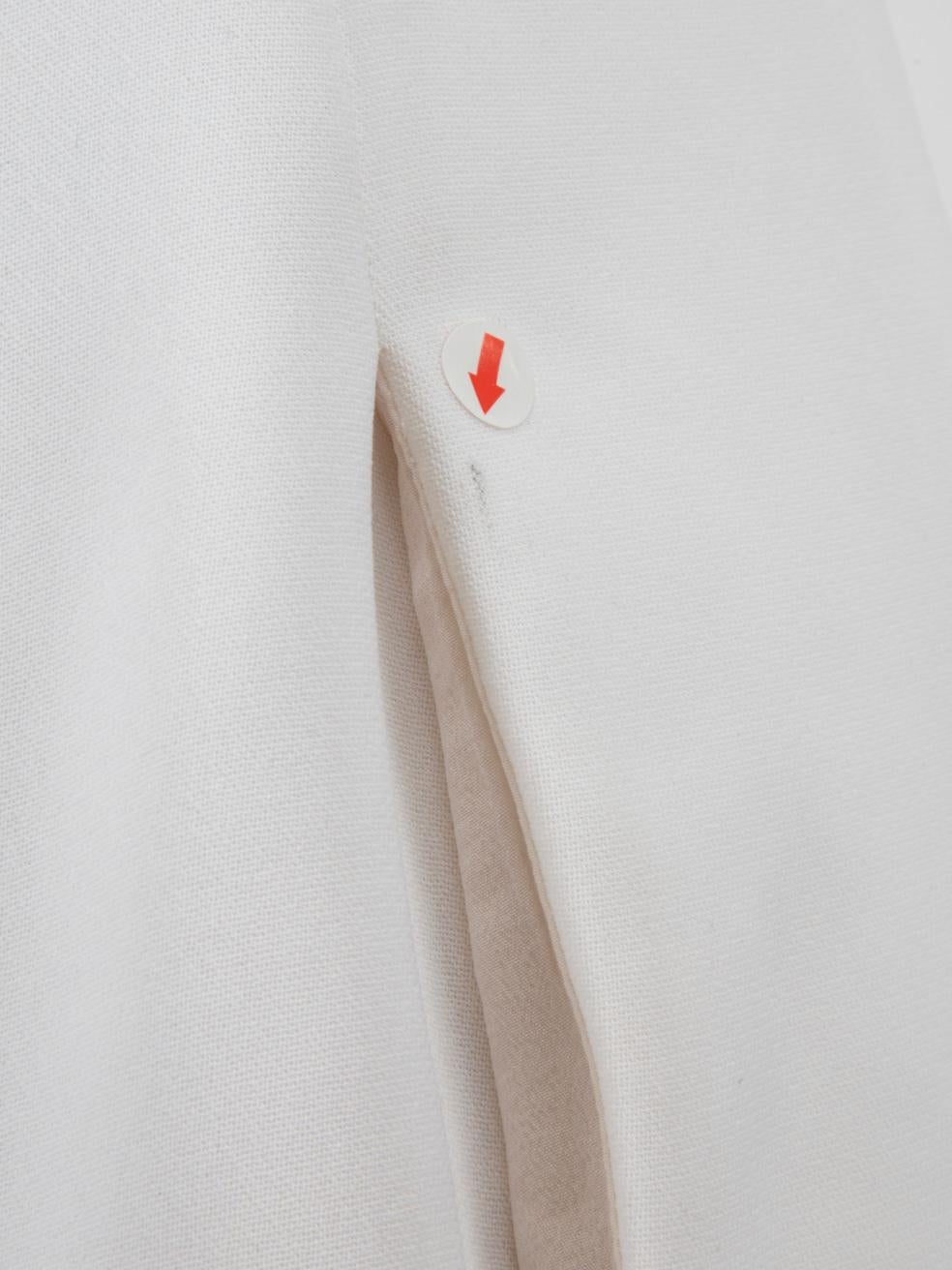 Victoria Beckham White Twisted Cut Out Dress Size XS For Sale 3