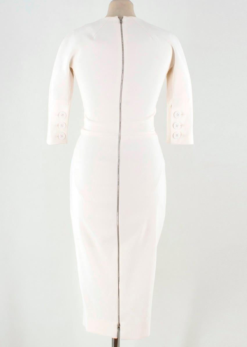 victoria beckham white dress