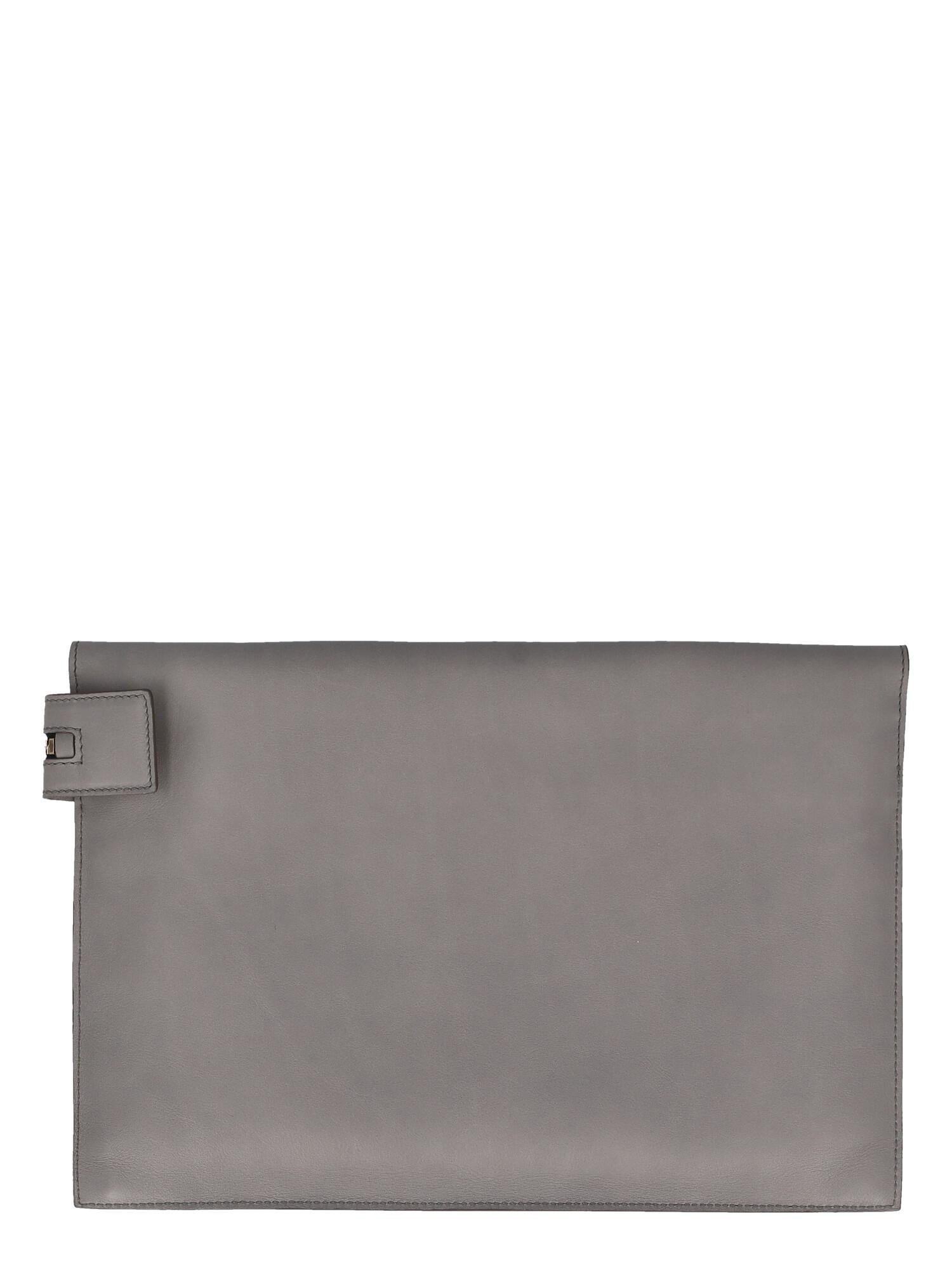 Brown Victoria Beckham Women Handbags Beige, Grey Leather  For Sale
