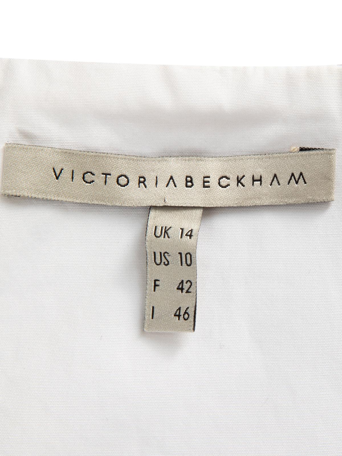 Victoria Beckham Women's Two Tone Colour Block Dress For Sale 3