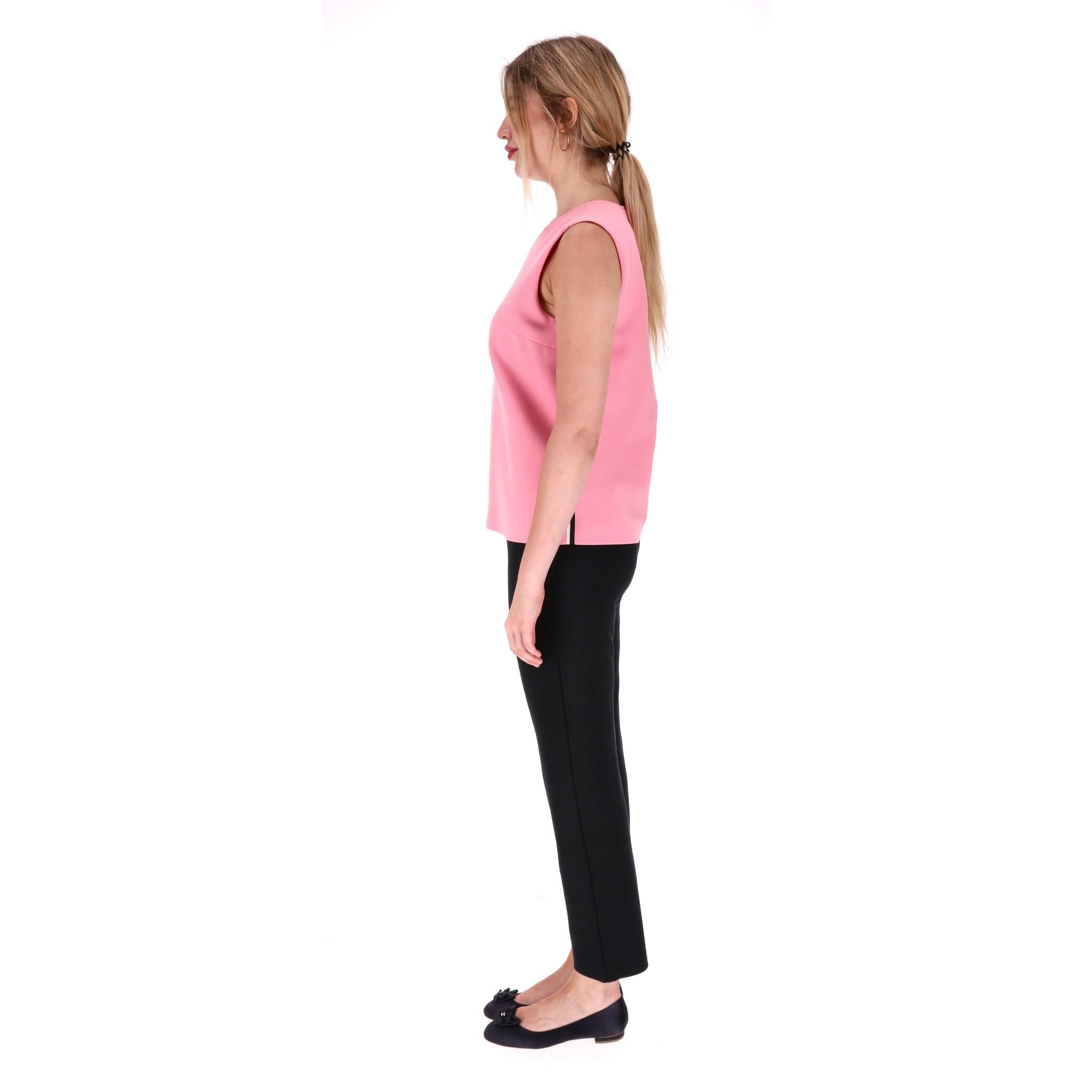 Victoria Beckham Top aus Wollmischung (Pink) im Angebot