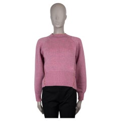 VICTORIA BECKHAM X WOOLMARK pink wool 2021 BRAID SEAM Sweater XS