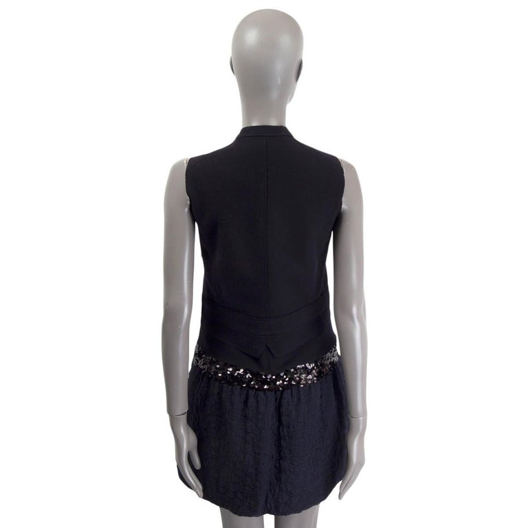 VICTORIA BECKHMA black and navy wool SEQUIN DROP WAIST Dress 10 S For Sale at 1stDibs | victoria beckham drop waist dress VICTORIA BECKHMA black and navy wool SEQUIN DROP WAIST Dress 10 S For Sale at 1stDibs | victoria beckham drop waist dress