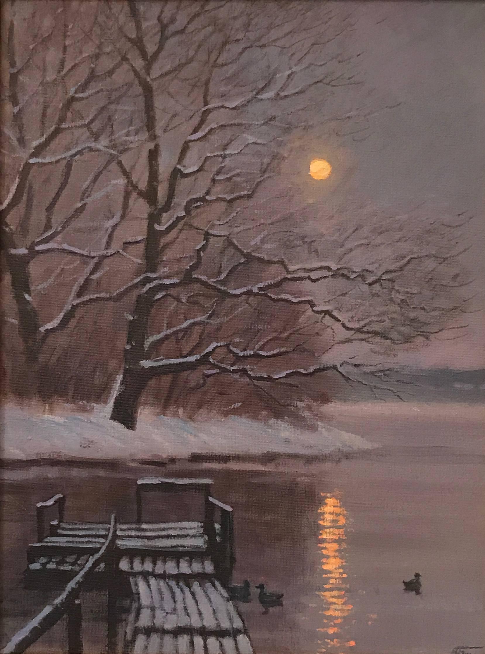 Victoria Bondarenko Landscape Painting - After the Snow Fall