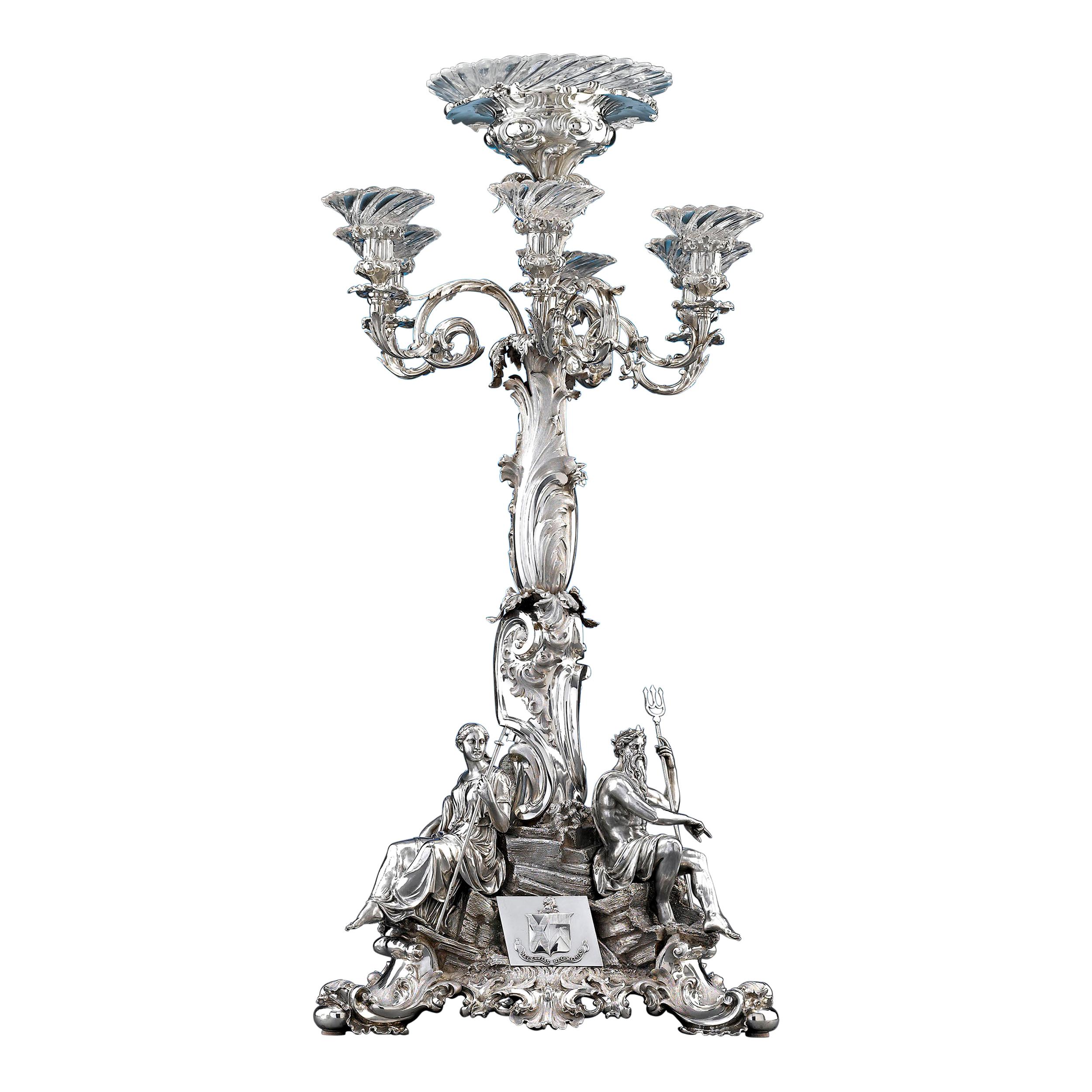 Victoria Bridge Silver Epergne