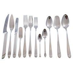 Used Victoria by Driade Follies Stainless Steel Flatware Set 128 Pc Modern in Book