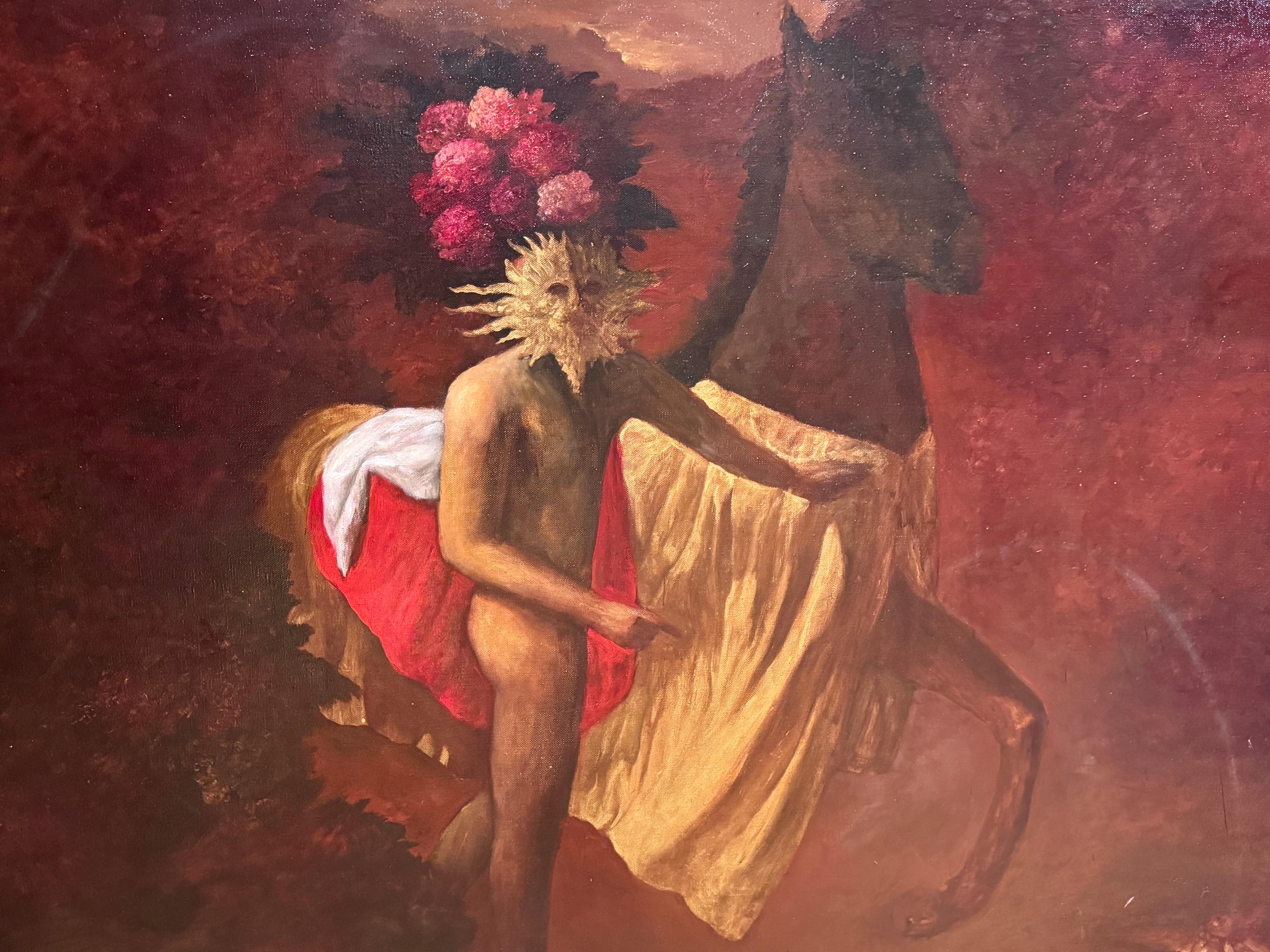 Figurative Painting di Victoria Cernova - "Senza titolo"