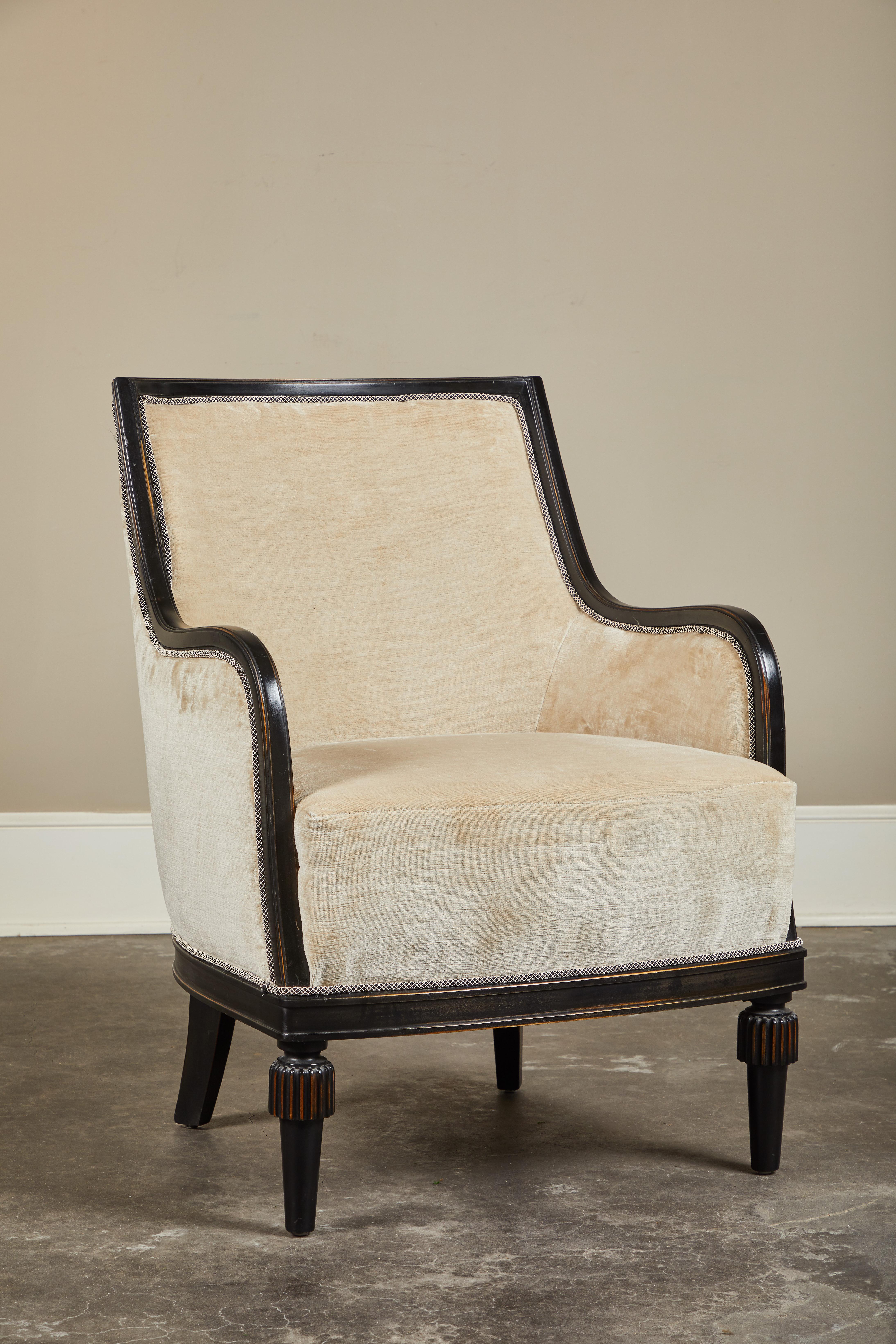 American Victoria Chair with Tassel Foot, Susanne Hollis Collection For Sale