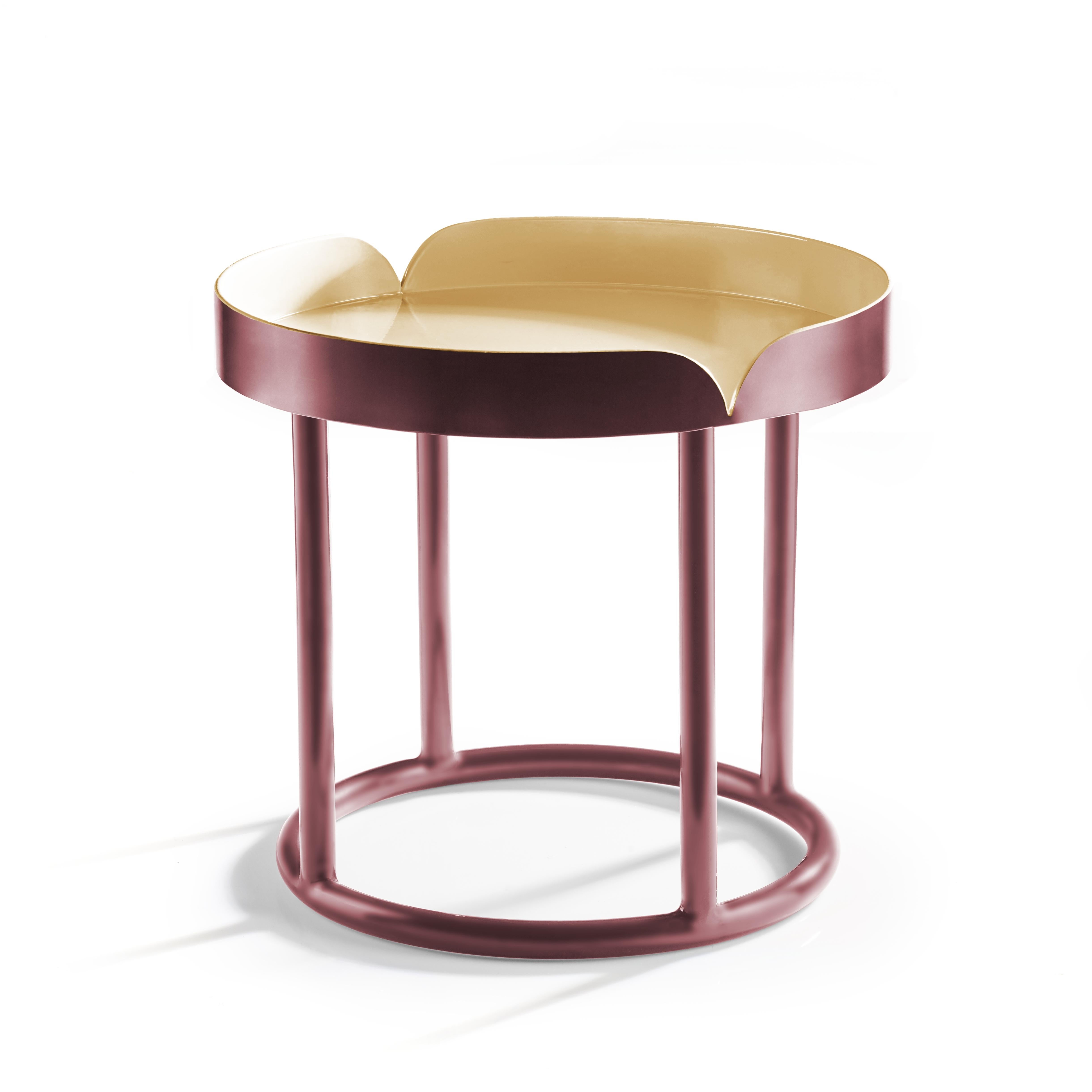 Powder-Coated Victoria Coffee Table 2 by Cristina Celestino For Sale