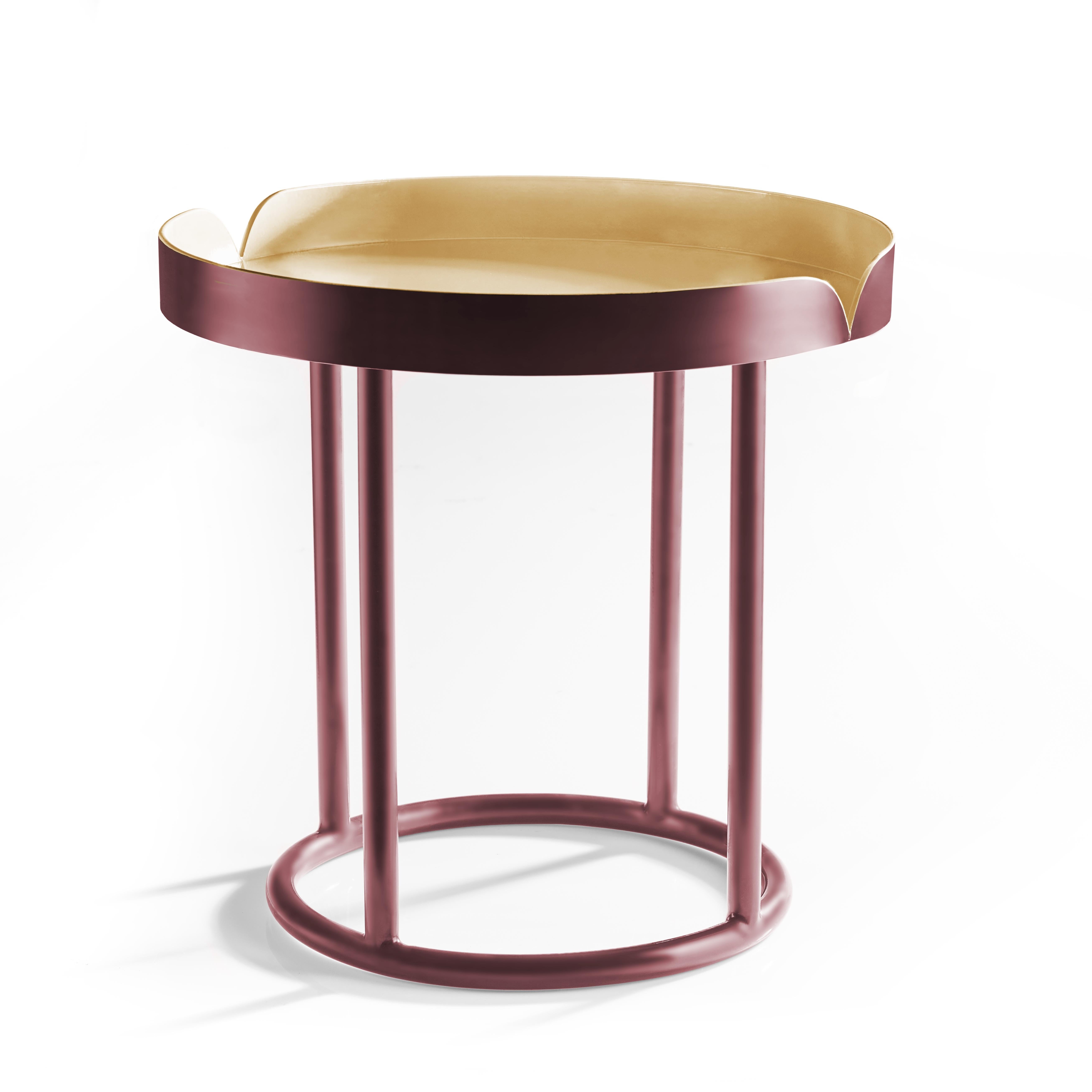 Powder-Coated Victoria Coffee Table 3 by Cristina Celestino For Sale