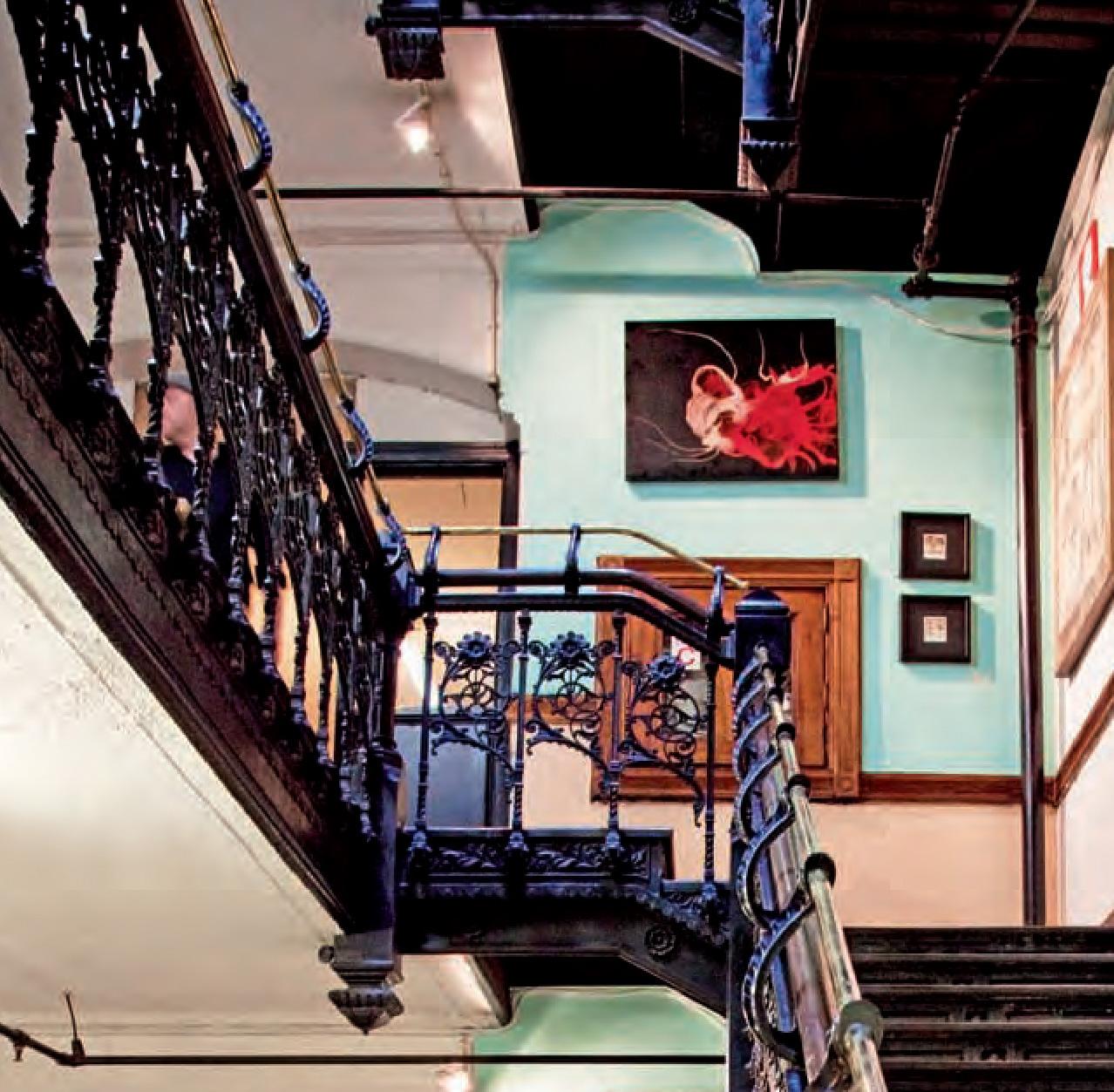 Hotel Chelsea, New York. Main Stair Well - Photograph by Victoria Cohen