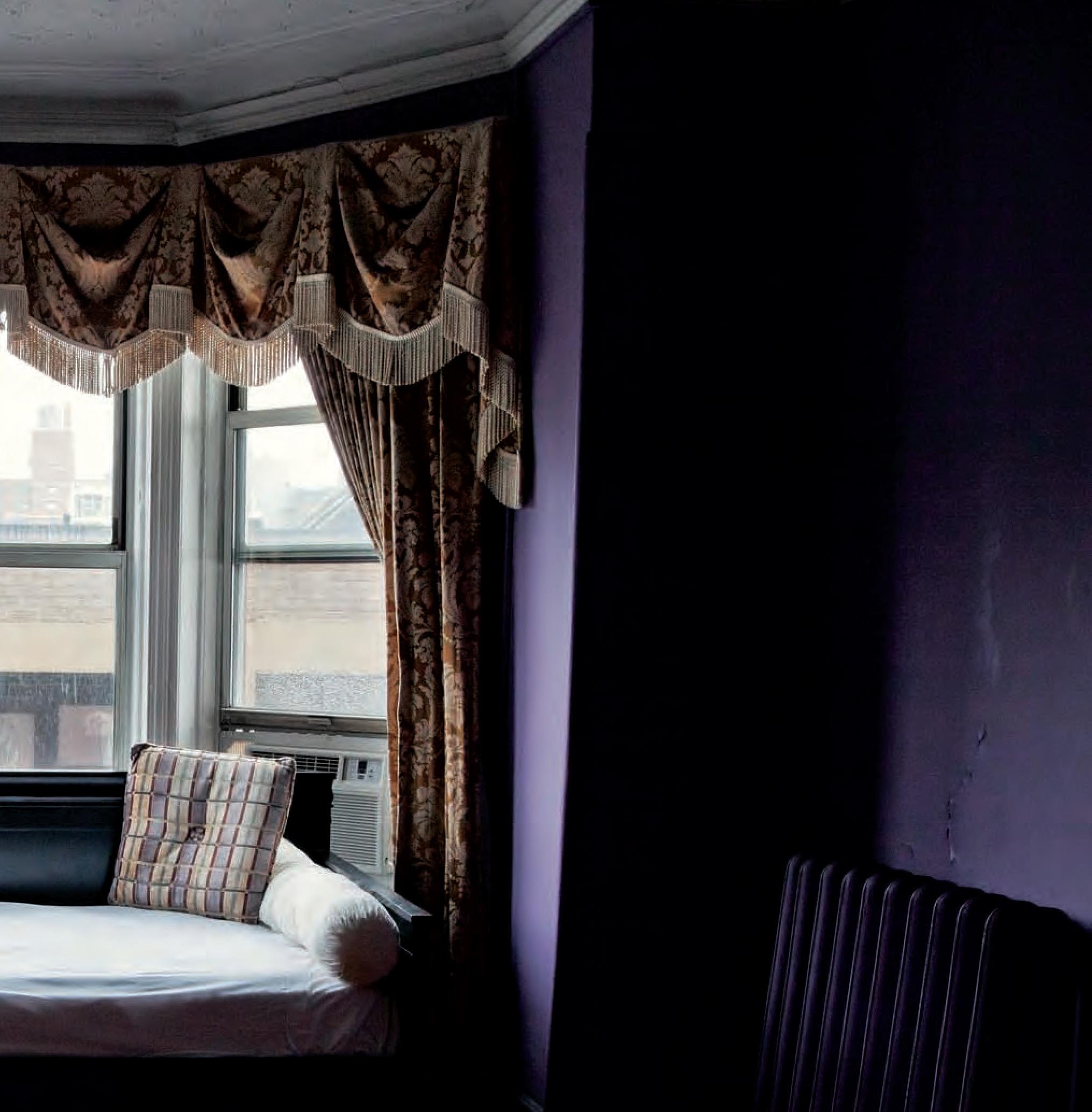 Hotel Chelsea, New York. Room 520 - Black Landscape Photograph by Victoria Cohen