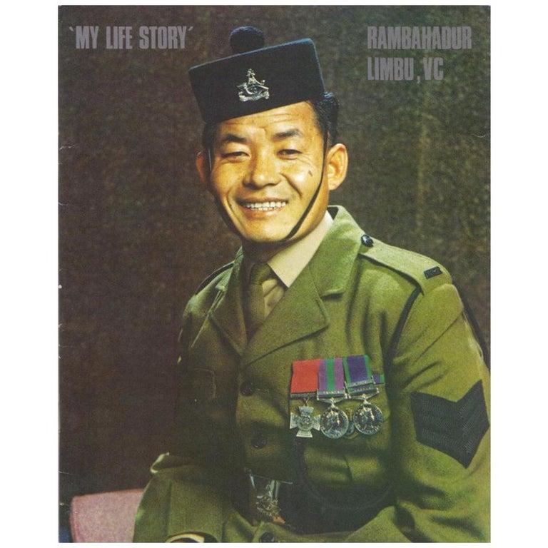 Victoria Cross Recipient Rambahadur Limbu Autograph on Paper Document ...