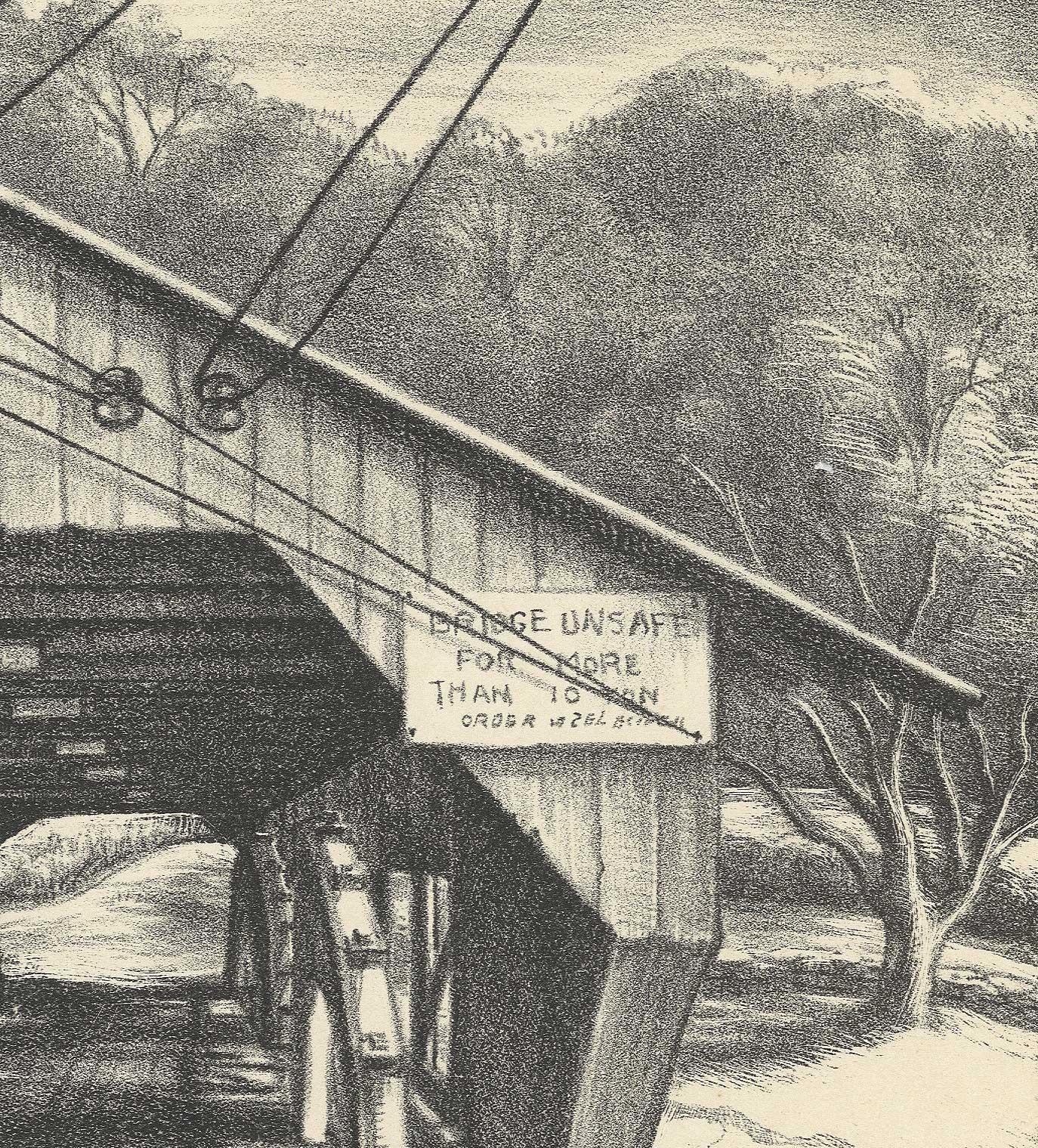 Covered Bridge (Vermont) - Print by Victoria Hutson Huntley