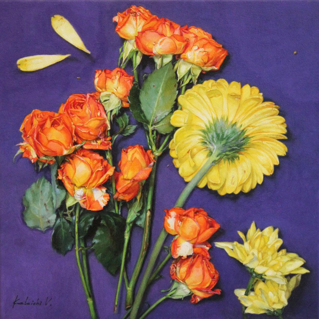 Still-Life Painting Victoria Kalaichi - Fleurs d'été