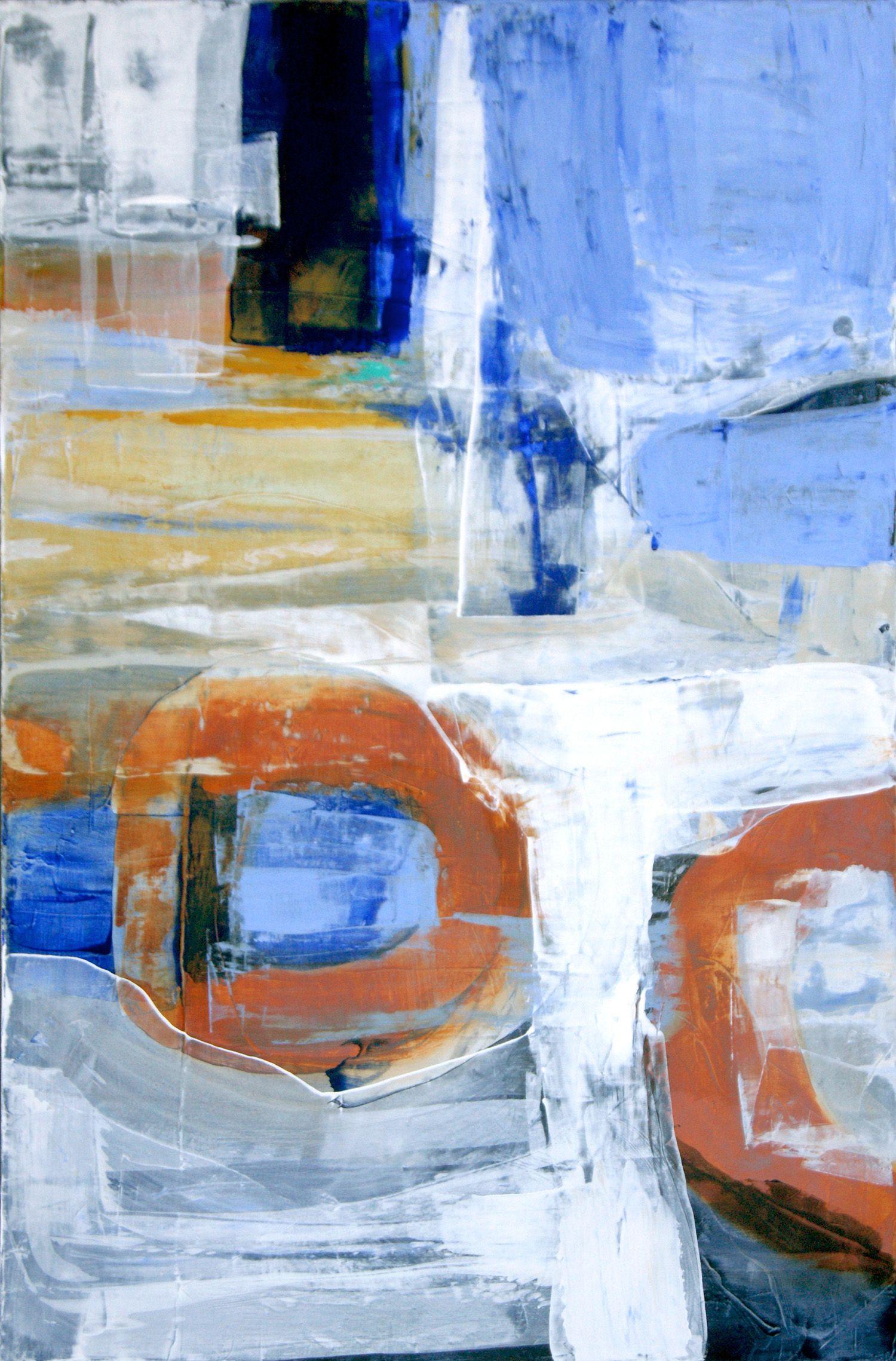 By The Wayside Modern Abstract Expressionism, Painting, Acrylic on Canvas For Sale 1