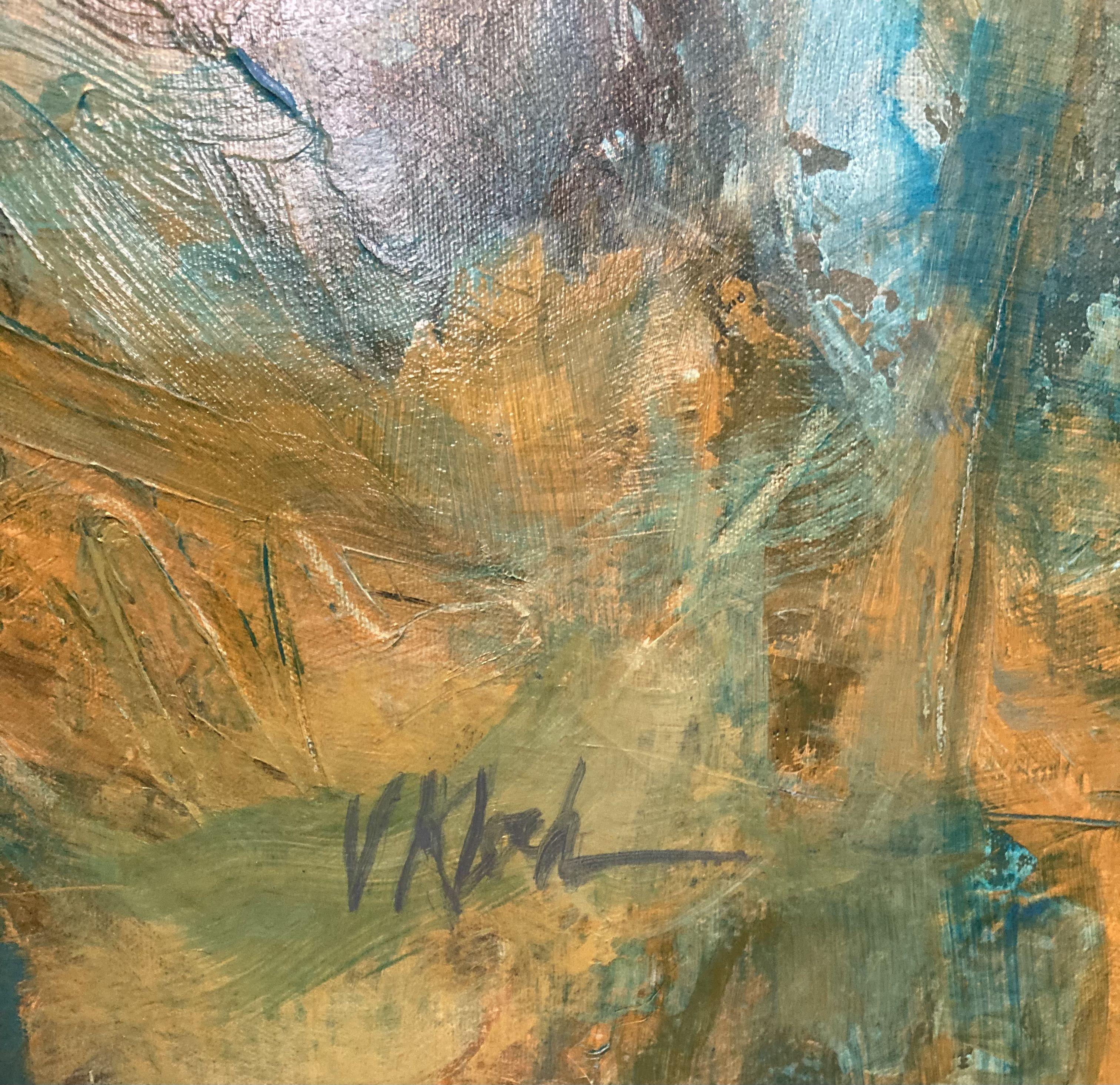 Down Under - Large 50 x 54 - Ocean Abstract, Painting, Acrylic on Canvas For Sale 3
